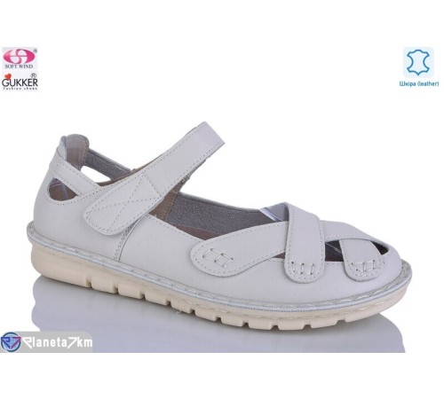 Туфлі жіночі на літо (8 пар р.37-42) бежевий  "Gukkcr"