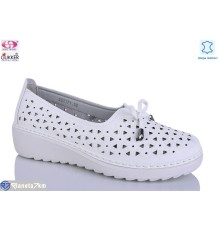 Туфлі жіночі на літо (8 пар р.37-42) білий  "Gukkcr"