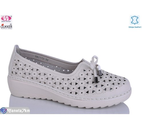 Туфлі жіночі на літо (8 пар р.37-42) бежевий  "Gukkcr"