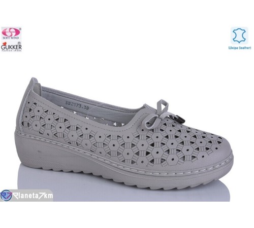Туфлі жіночі на літо (8 пар р.37-42) бежевий  "Gukkcr"