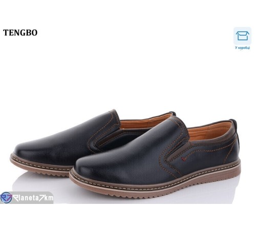 Туфлі чоловічі на весну/осінь (8 пар р.40-45) чорний  "PTPT"