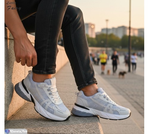 Кросівки чоловічі на весну/осінь (8 пар р.40-45) сірий  "LOFA"