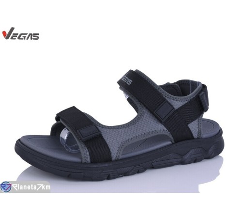 Сандалі чоловічі на літо (8 пар р.41-46) сірий  "Supo-Vegas"