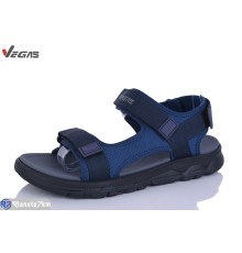 Сандалі чоловічі на літо (8 пар р.41-46) синій  "Supo-Vegas"