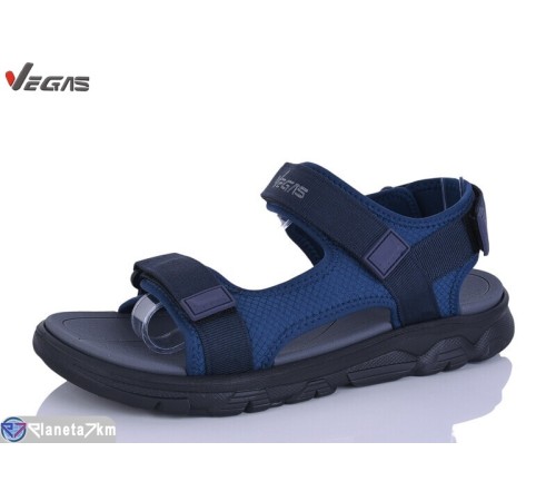 Сандалі чоловічі на літо (8 пар р.41-46) синій  "Supo-Vegas"