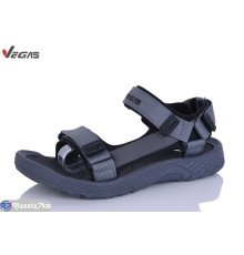 Сандалі чоловічі на літо (8 пар р.41-46) сірий  "Supo-Vegas"