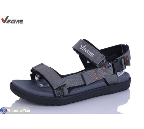 Сандалі чоловічі на літо (8 пар р.41-46) сірий  "Supo-Vegas"