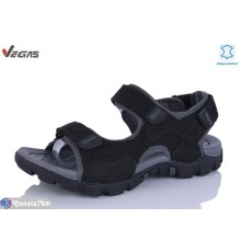 Сандалі чоловічі на літо (8 пар р.41-46) чорний  "Supo-Vegas"