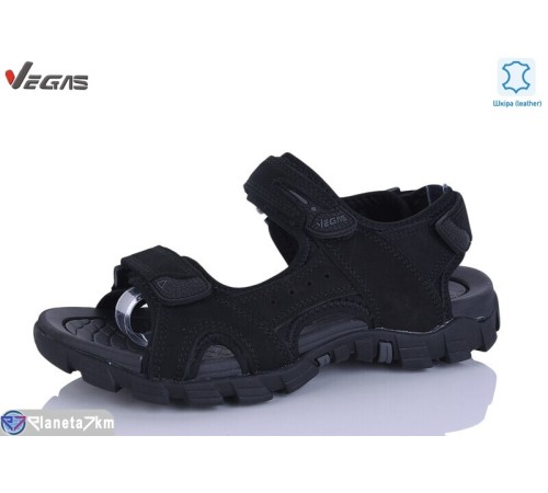 Сандалі чоловічі на літо (8 пар р.41-46) чорний  "Supo-Vegas"