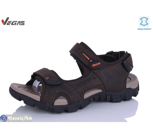 Сандалі чоловічі на літо (8 пар р.41-46) коричневий  "Supo-Vegas"