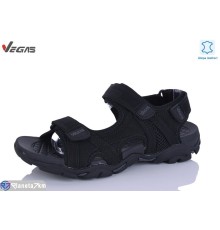 Сандалі чоловічі на літо (8 пар р.41-46) чорний  "Supo-Vegas"