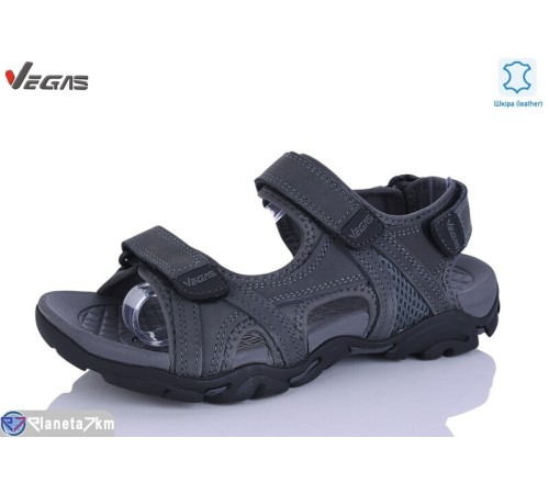 Сандалі чоловічі на літо (8 пар р.41-46) сірий  "Supo-Vegas"