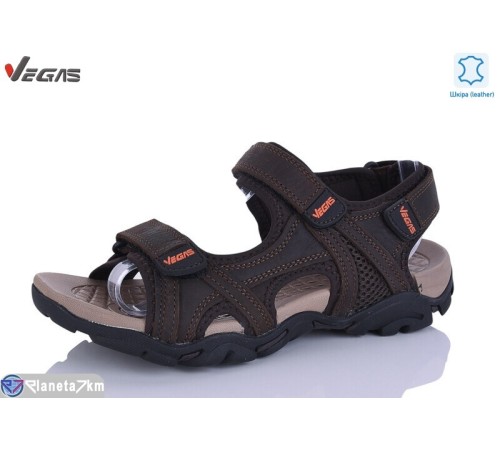 Сандалі чоловічі на літо (8 пар р.41-46) коричневий  "Supo-Vegas"