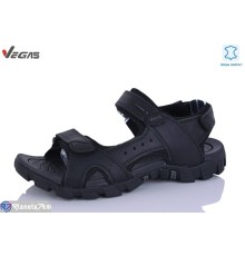 Сандалі чоловічі на літо (6 пар р.46-49) чорний  "Supo-Vegas"