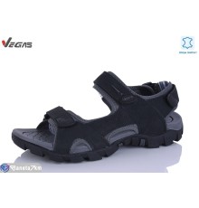 Сандалі чоловічі на літо (6 пар р.46-49) чорний  "Supo-Vegas"