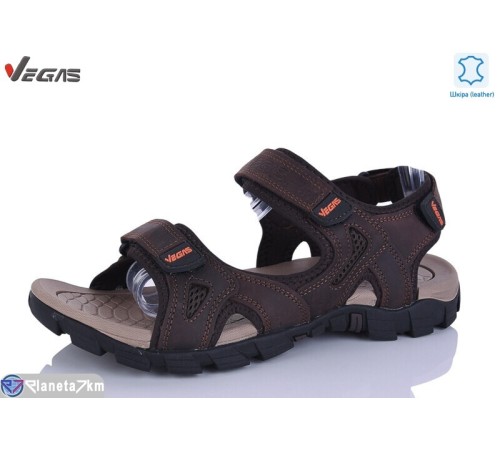 Сандалі чоловічі на літо (6 пар р.46-49) коричневий  "Supo-Vegas"