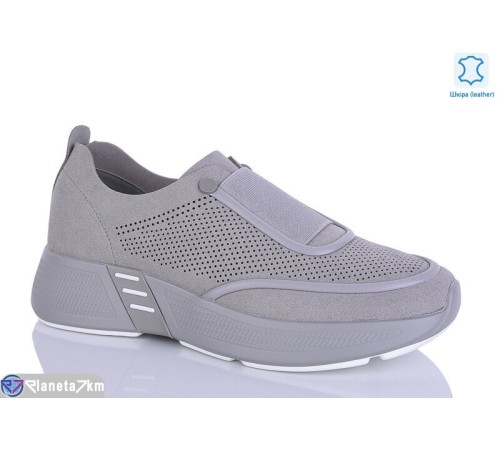 Кросівки жіночі на літо (6 пар р.36-41) сірий  "ZORINA"