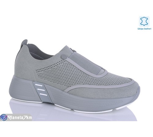 Кросівки жіночі на літо (6 пар р.36-41) сірий  "ZORINA"