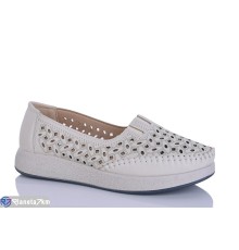 Туфлі жіночі на літо (8 пар р.37-42) бежевий  "ZORINA"