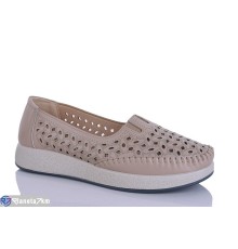 Туфлі жіночі на літо (8 пар р.37-42) коричневий  "ZORINA"