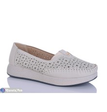 Туфлі жіночі на літо (8 пар р.37-42) бежевий  "ZORINA"