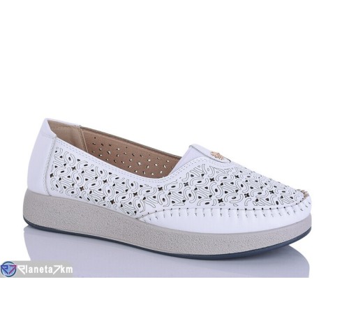 Туфлі жіночі на літо (8 пар р.37-42) білий  "ZORINA"