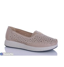 Туфлі жіночі на літо (8 пар р.37-42) коричневий  "ZORINA"