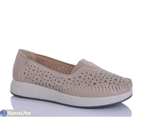 Туфлі жіночі на літо (8 пар р.37-42) коричневий  "ZORINA"