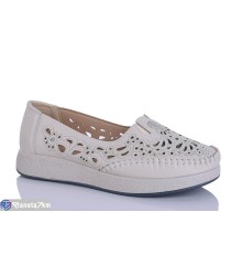 Туфлі жіночі на літо (8 пар р.37-42) бежевий  "ZORINA"