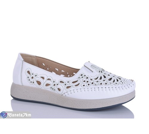 Туфлі жіночі на літо (8 пар р.37-42) білий  "ZORINA"