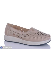 Туфлі жіночі на літо (8 пар р.37-42) коричневий  "ZORINA"