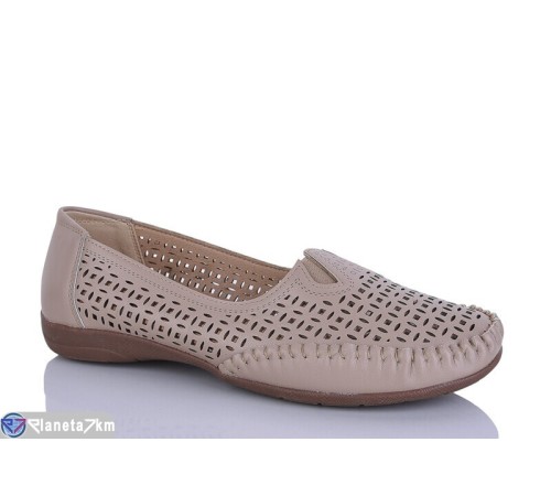 Туфлі жіночі на літо (8 пар р.40-43) коричневий  "ZORINA"