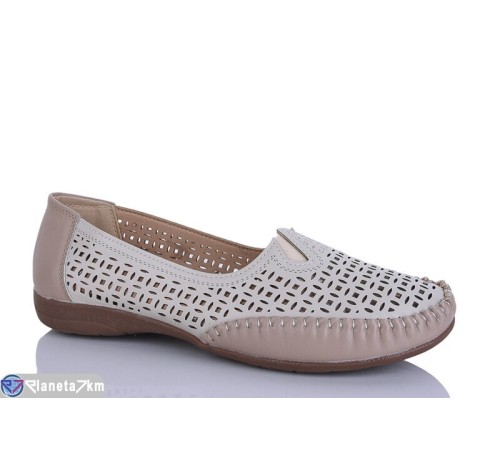 Туфлі жіночі на літо (8 пар р.40-43) бежевий  "ZORINA"