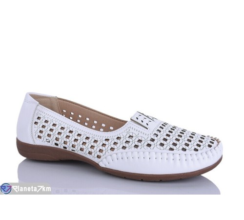Туфлі жіночі на літо (8 пар р.40-43) білий  "ZORINA"