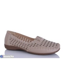 Туфлі жіночі на літо (8 пар р.40-43) коричневий  "ZORINA"