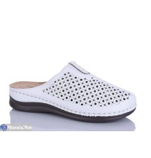 Шлепки жіночі на літо (8 пар р.40-43) білий  "ZORINA"