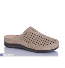 Шлепки жіночі на літо (8 пар р.40-43) коричневий  "ZORINA"