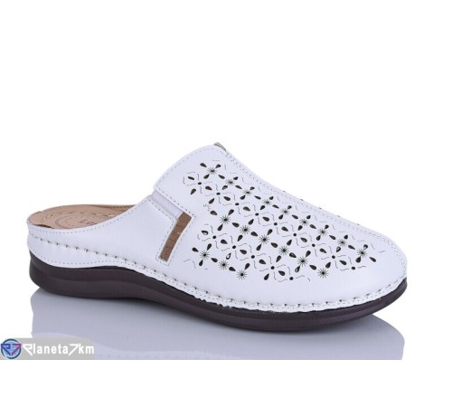 Шлепки жіночі на літо (8 пар р.40-43) білий  "ZORINA"