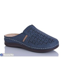 Шлепки жіночі на літо (8 пар р.40-43) синій  "ZORINA"