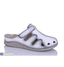 Шлепки жіночі на літо (8 пар р.37-42) білий  "ZORINA"