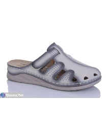 Шлепки жіночі на літо (8 пар р.37-42) бежевий  "ZORINA"