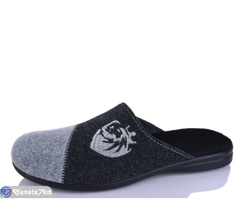 Тапки чоловічі на весну/осінь (6 пар р.41-45) чорний  "INPIRE"