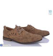 Туфлі чоловічі на літо (8 пар р.41-46) коричневий  "HoRIK"