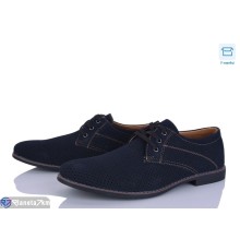 Туфлі чоловічі на літо (8 пар р.41-46) синій  "HoRIK"