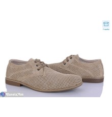 Туфлі чоловічі на літо (8 пар р.41-46) бежевий  "HoRIK"