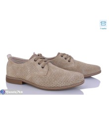 Туфлі чоловічі на літо (8 пар р.41-46) бежевий  "HoRIK"