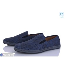 Туфлі чоловічі на літо (8 пар р.41-46) синій  "HoRIK"