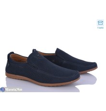 Туфлі чоловічі на літо (8 пар р.41-46) синій  "HoRIK"