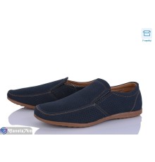 Туфлі чоловічі на літо (8 пар р.41-46) синій  "HoRIK"