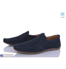 Туфлі чоловічі на літо (8 пар р.41-46) синій  "HoRIK"